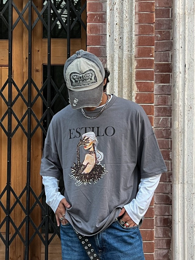 Estilo Cool Lady Baggy T-Shirt