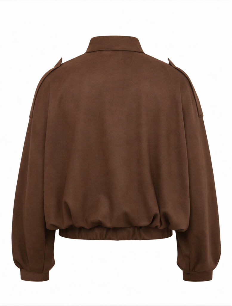 Cropped Suede Jacket