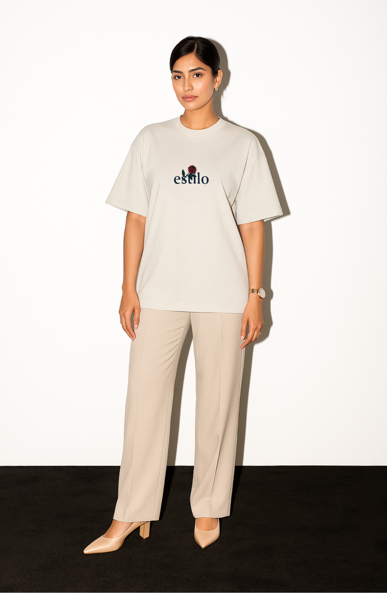 Estilo Rose Baggy T shirt
