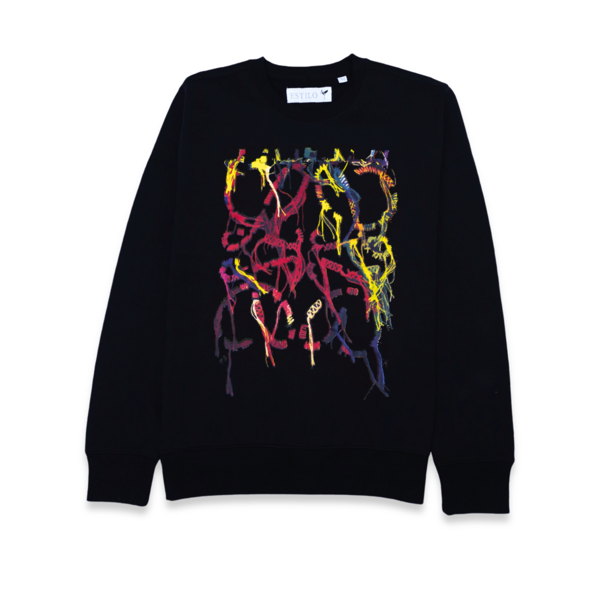 Colored Print Regular Fit Sweatshirt
