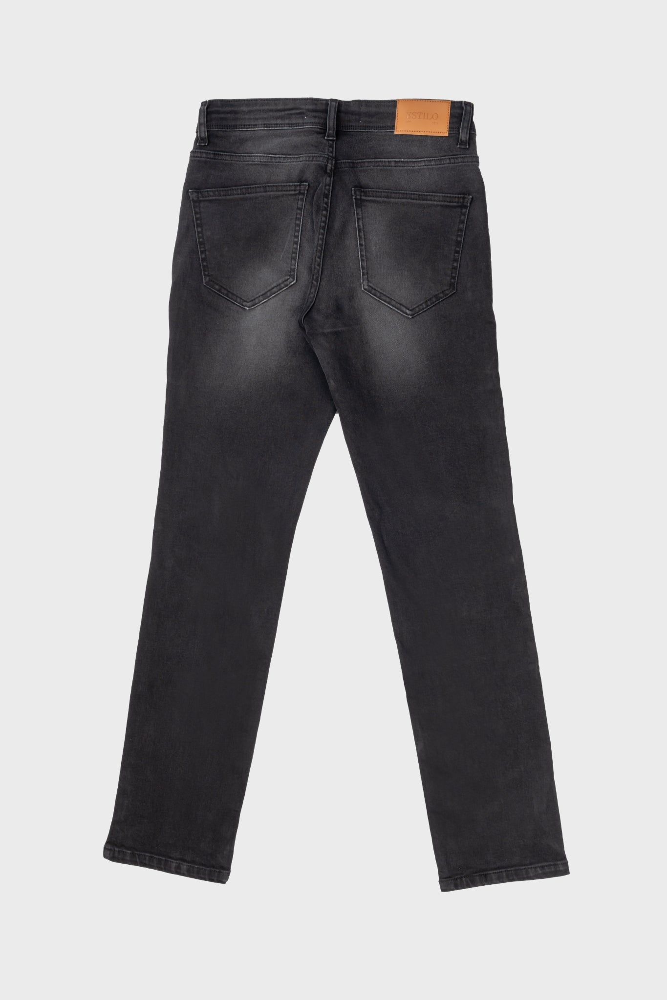 Straight Wrinkled Jeans