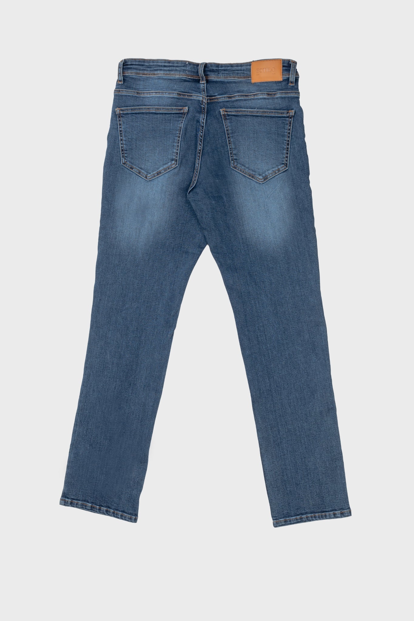 Straight Wrinkled Jeans