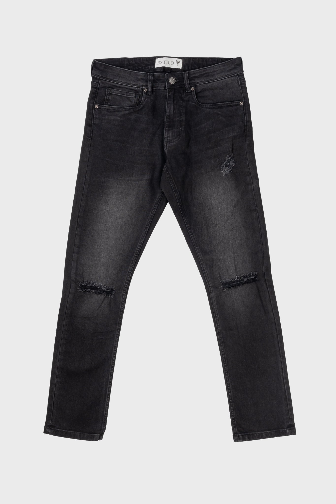 Slim Fit Ripped Jeans