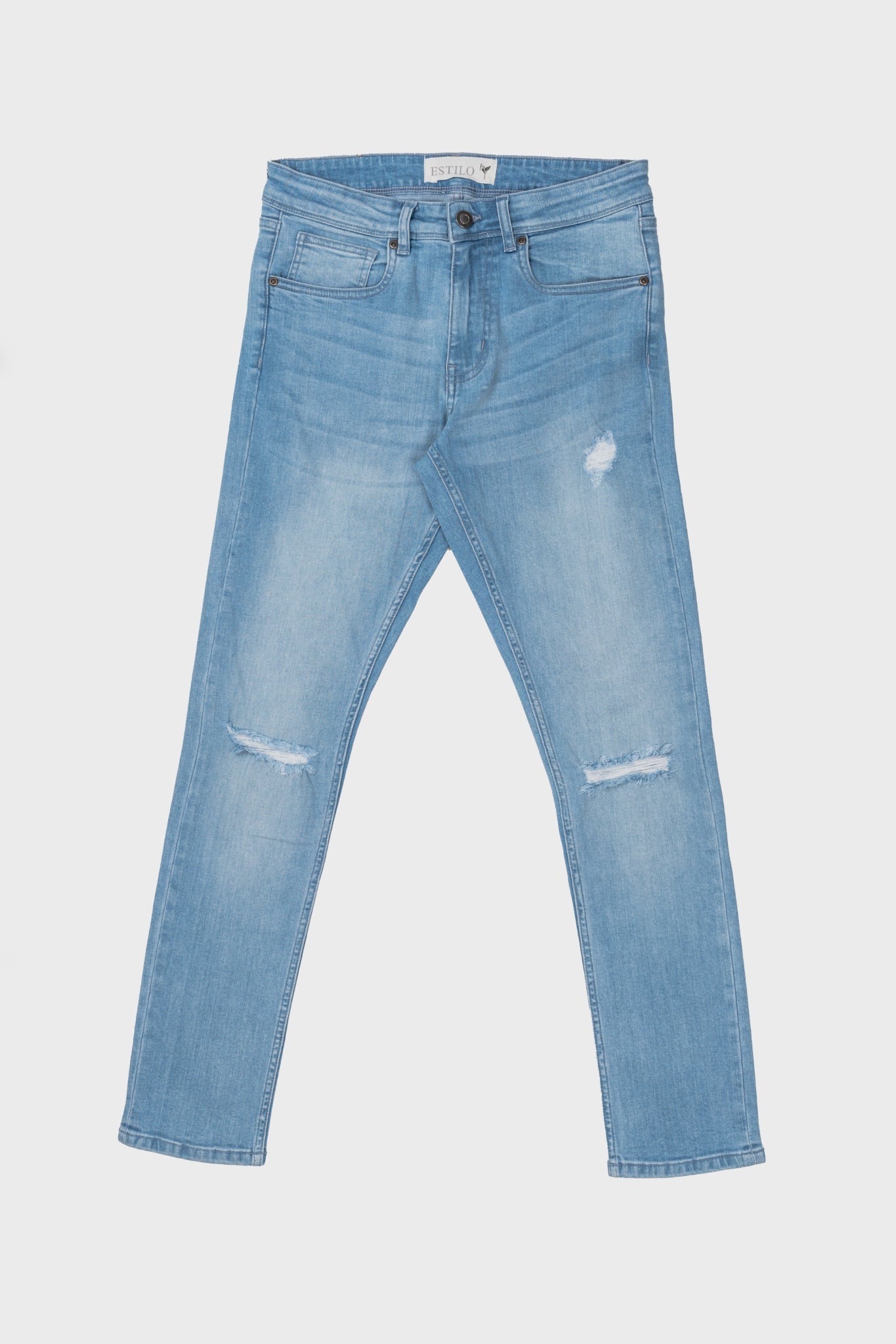 Slim Fit Ripped Jeans