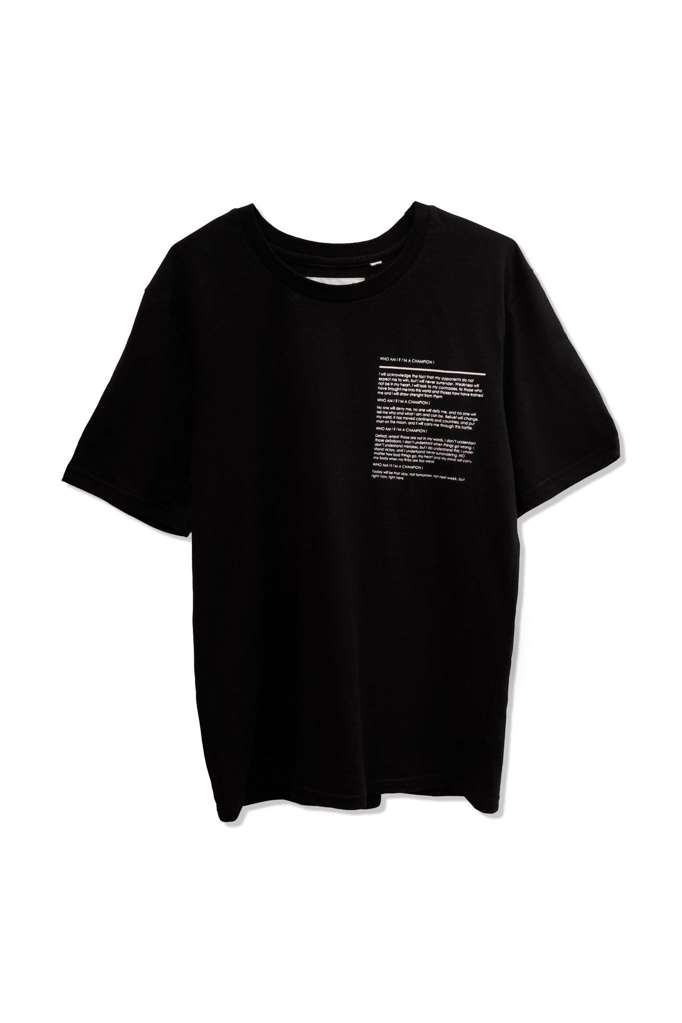 Poetry Paragraph Oversized Tee - Tops