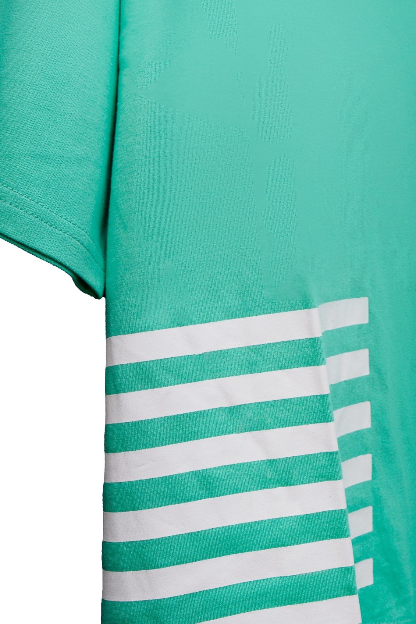 Baggy Shirt with Side Stripes - Tops