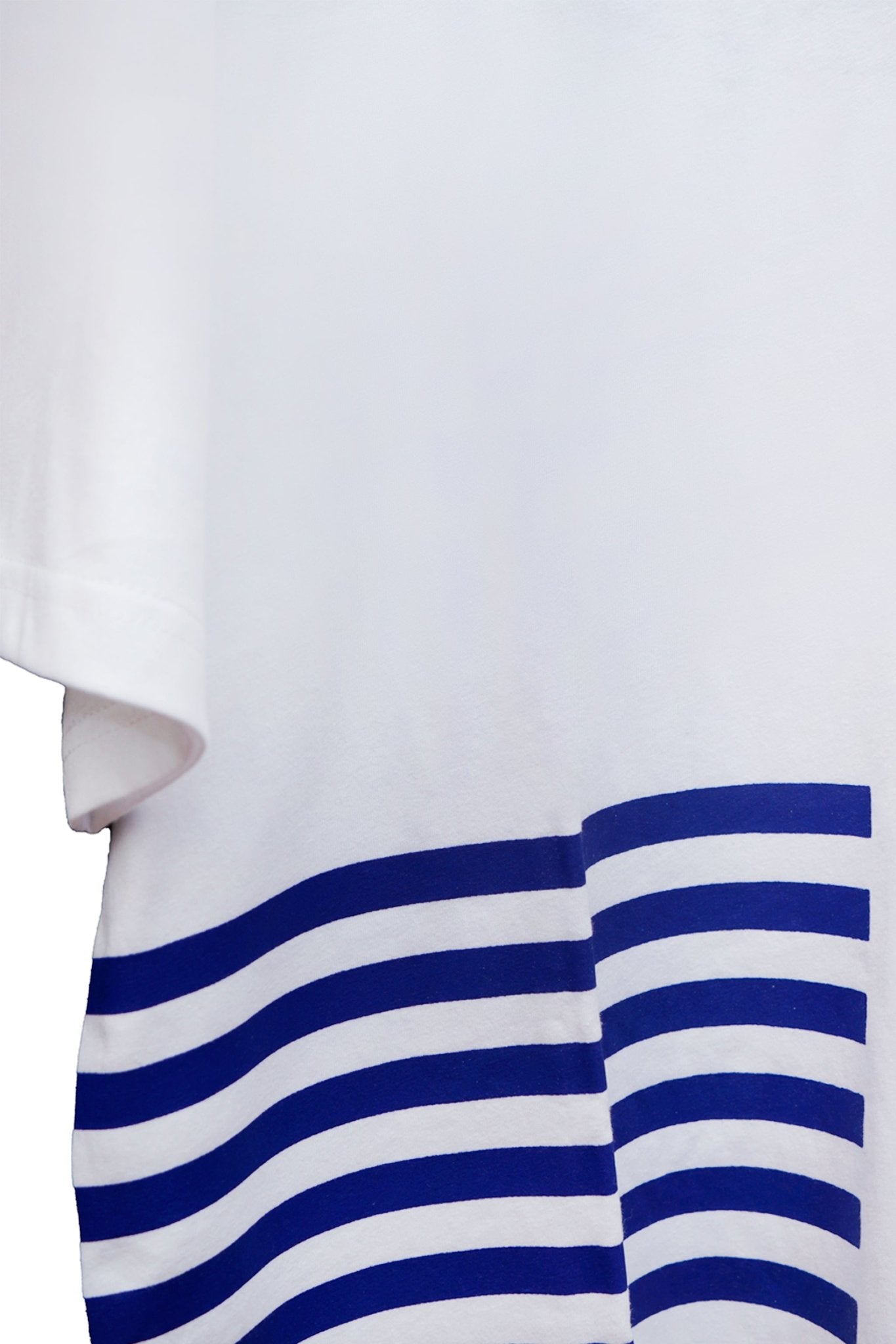 Baggy Shirt with Side Stripes - Tops