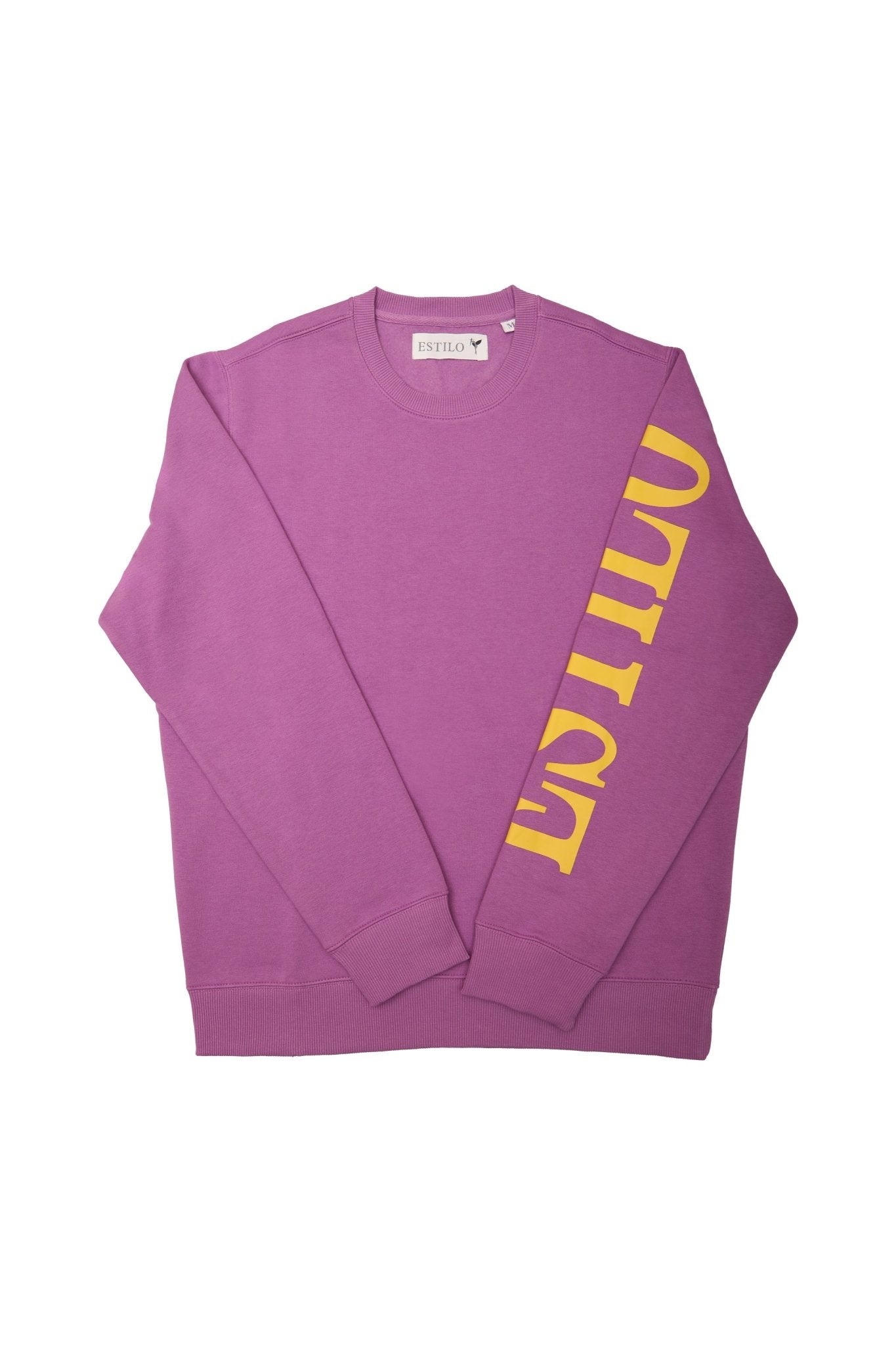 Printed Sleeve Regular Fit Sweatshirt -