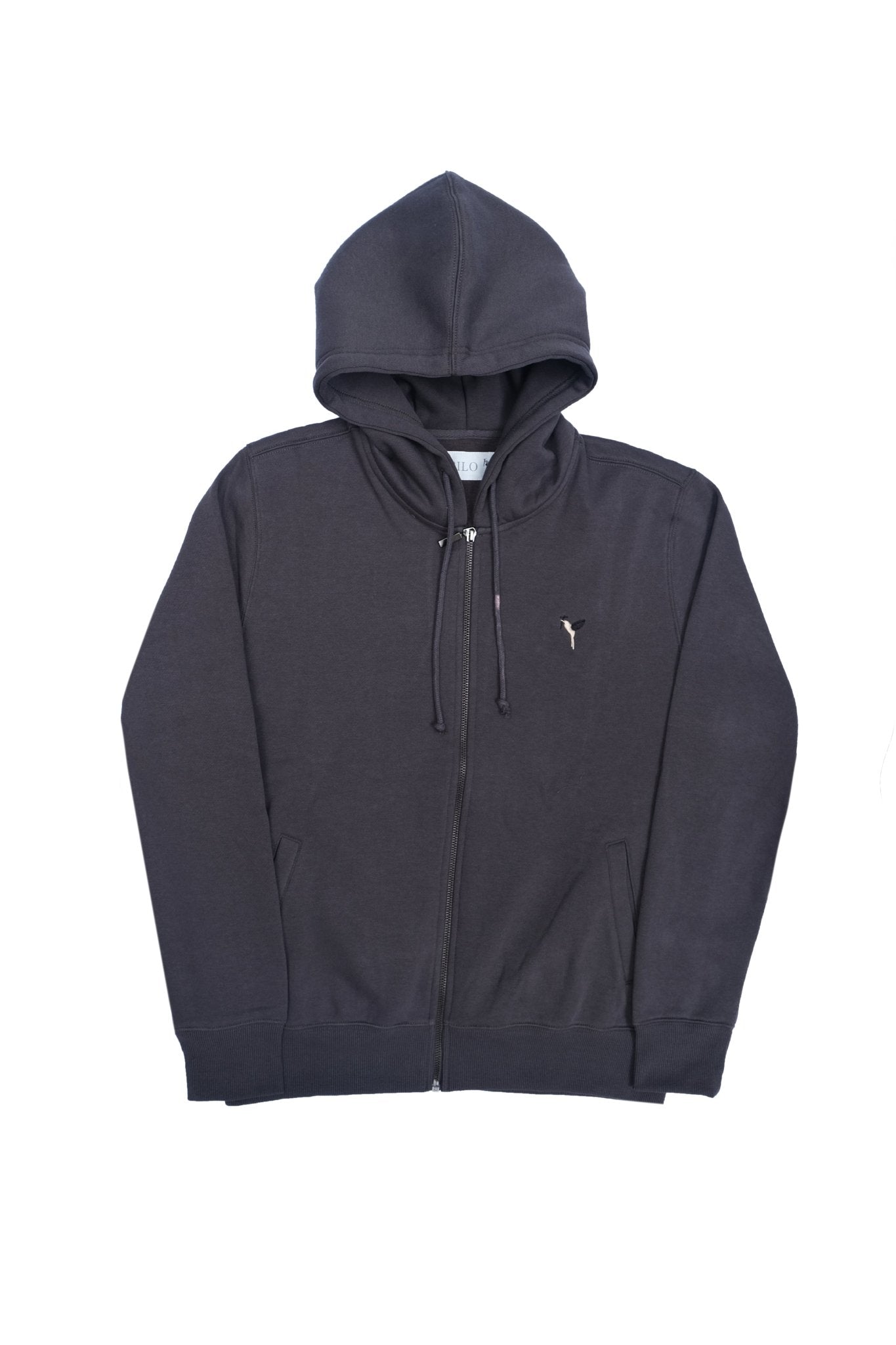 Basic Regular Fit Zipper Hoodie -