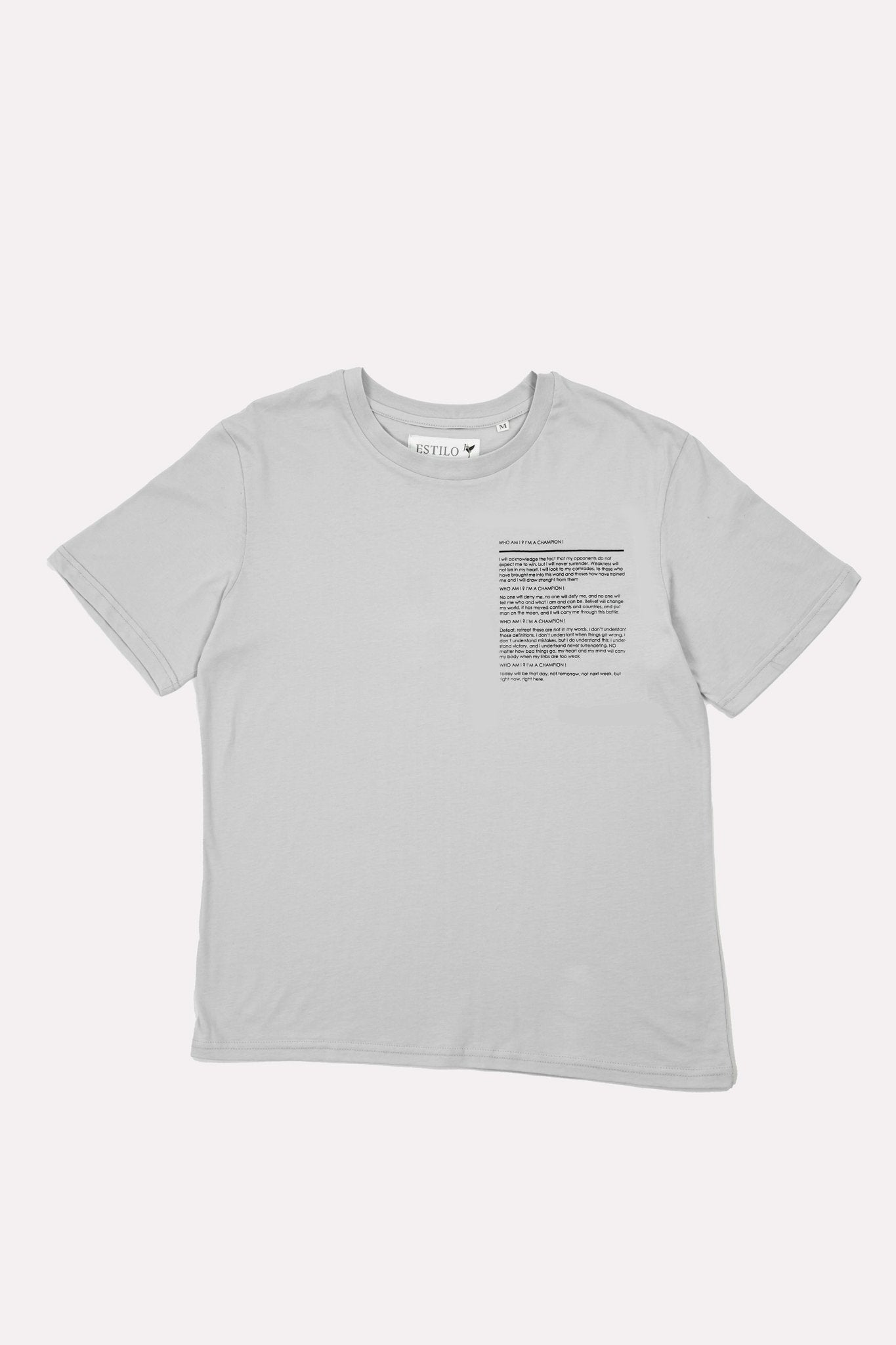 Poetry Paragraph Oversized Tee - Tops