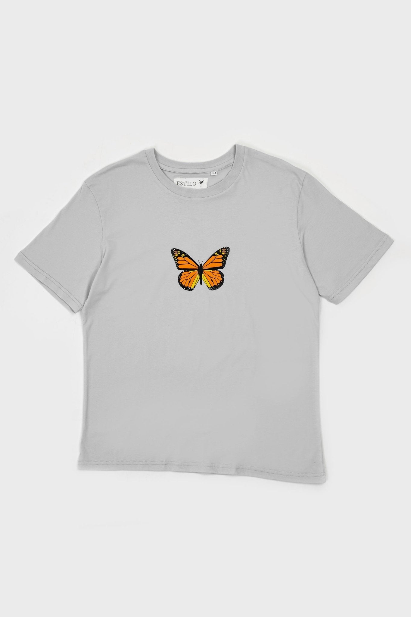 Butterfly Graphic Oversized Tee - Tops