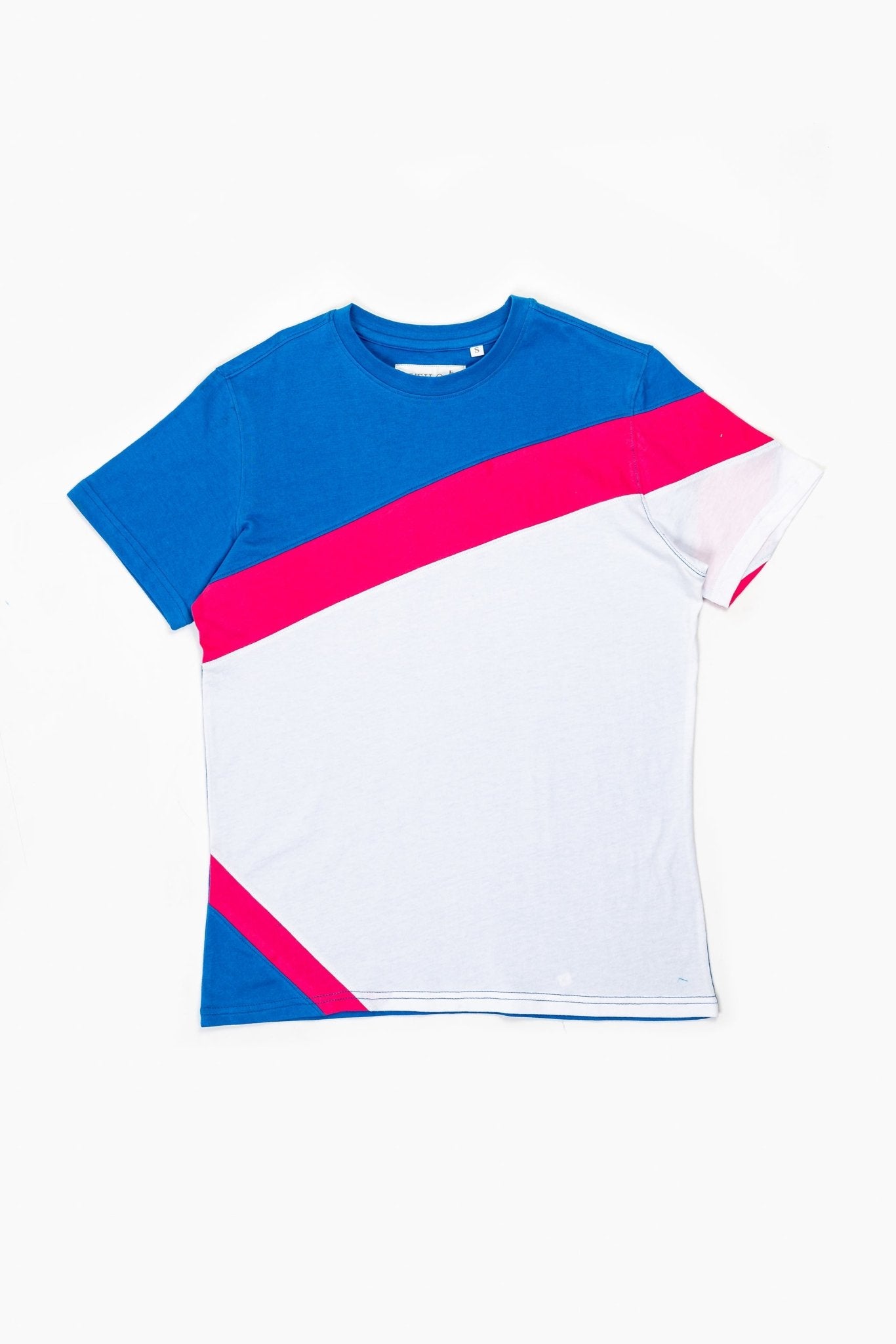 Diagonal Striped Regular Tee - Tops