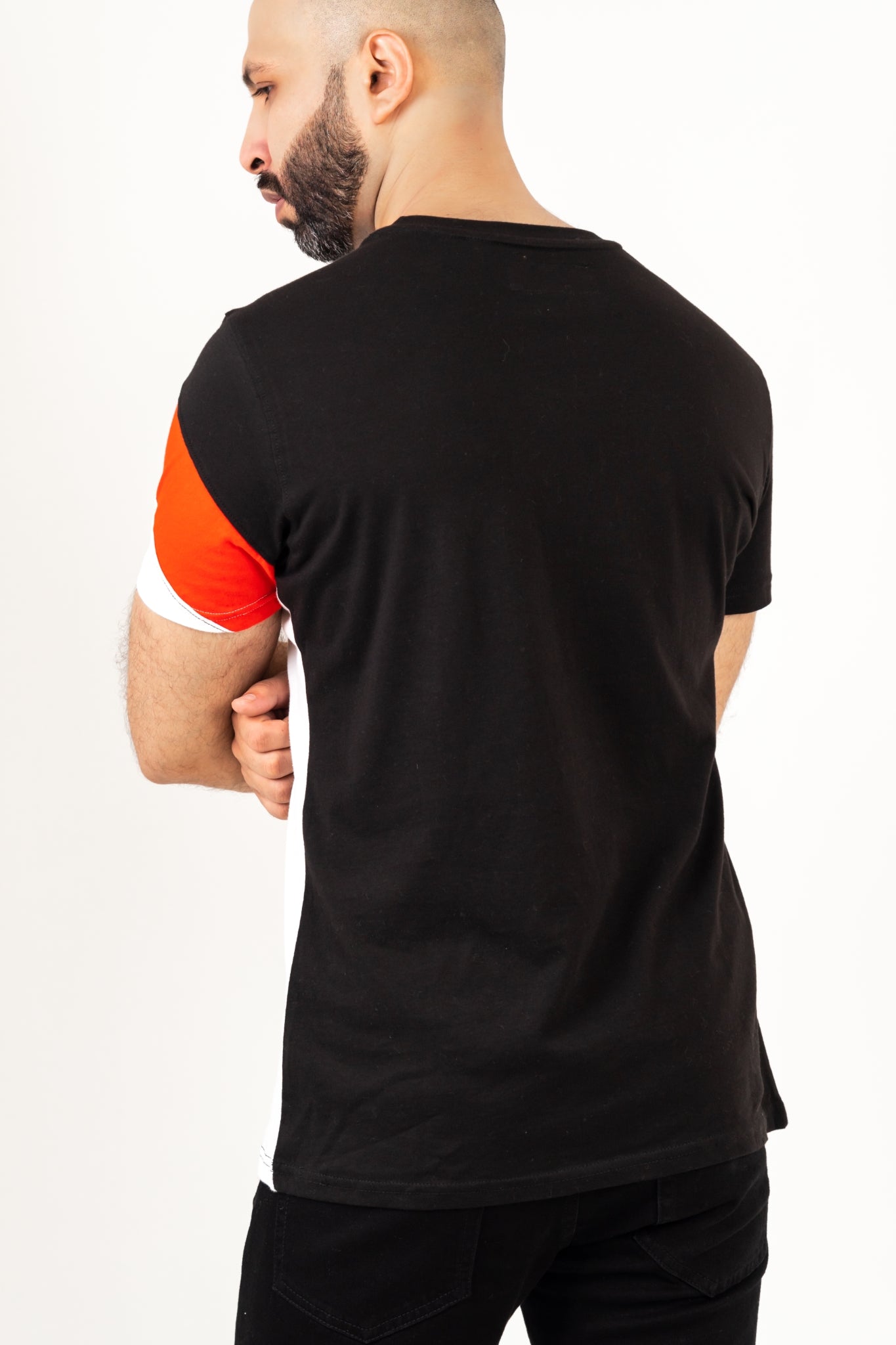 Diagonal Striped Regular Tee - Tops