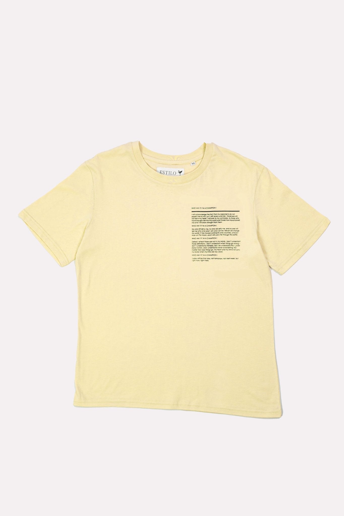 Poetry Paragraph Oversized Tee - Tops