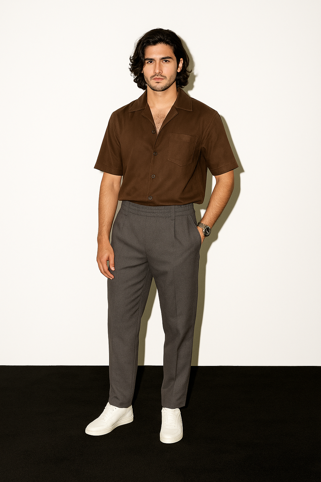 Suede Cuban Shirts
