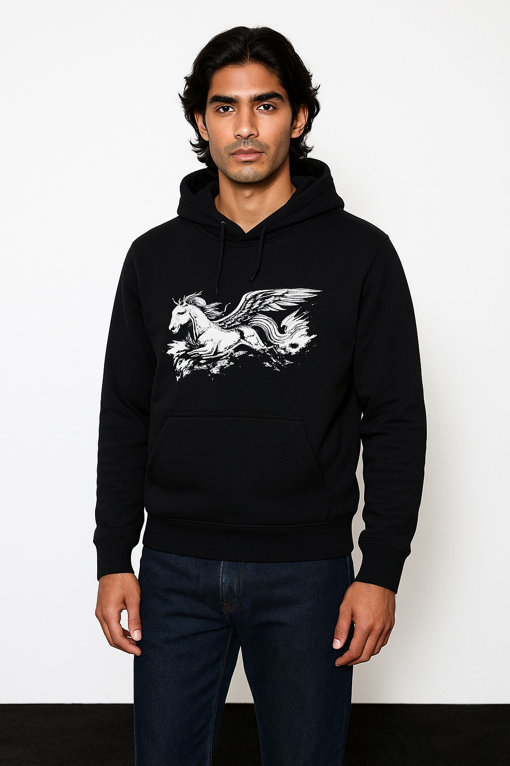 Unicorn Regular Fit Pullover Hoodie