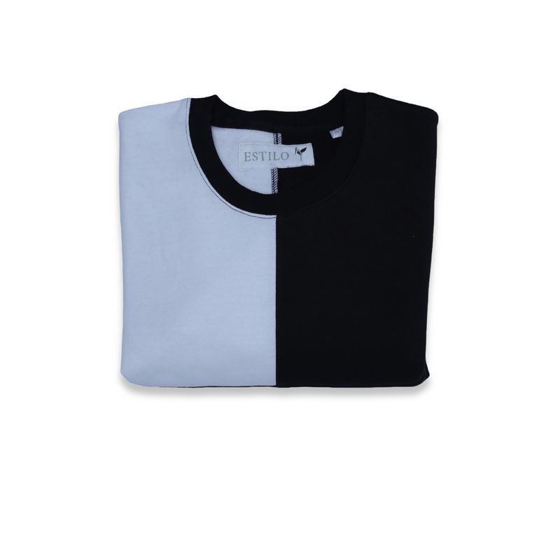 Contrast Panels Regular Fit Sweatshirt