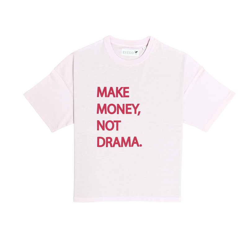 No Drama Baggy Fit Graphic T Shirt