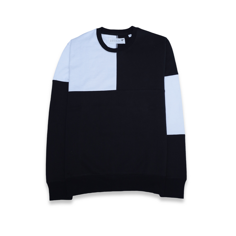 Contrast Panels Regular Fit Sweatshirt