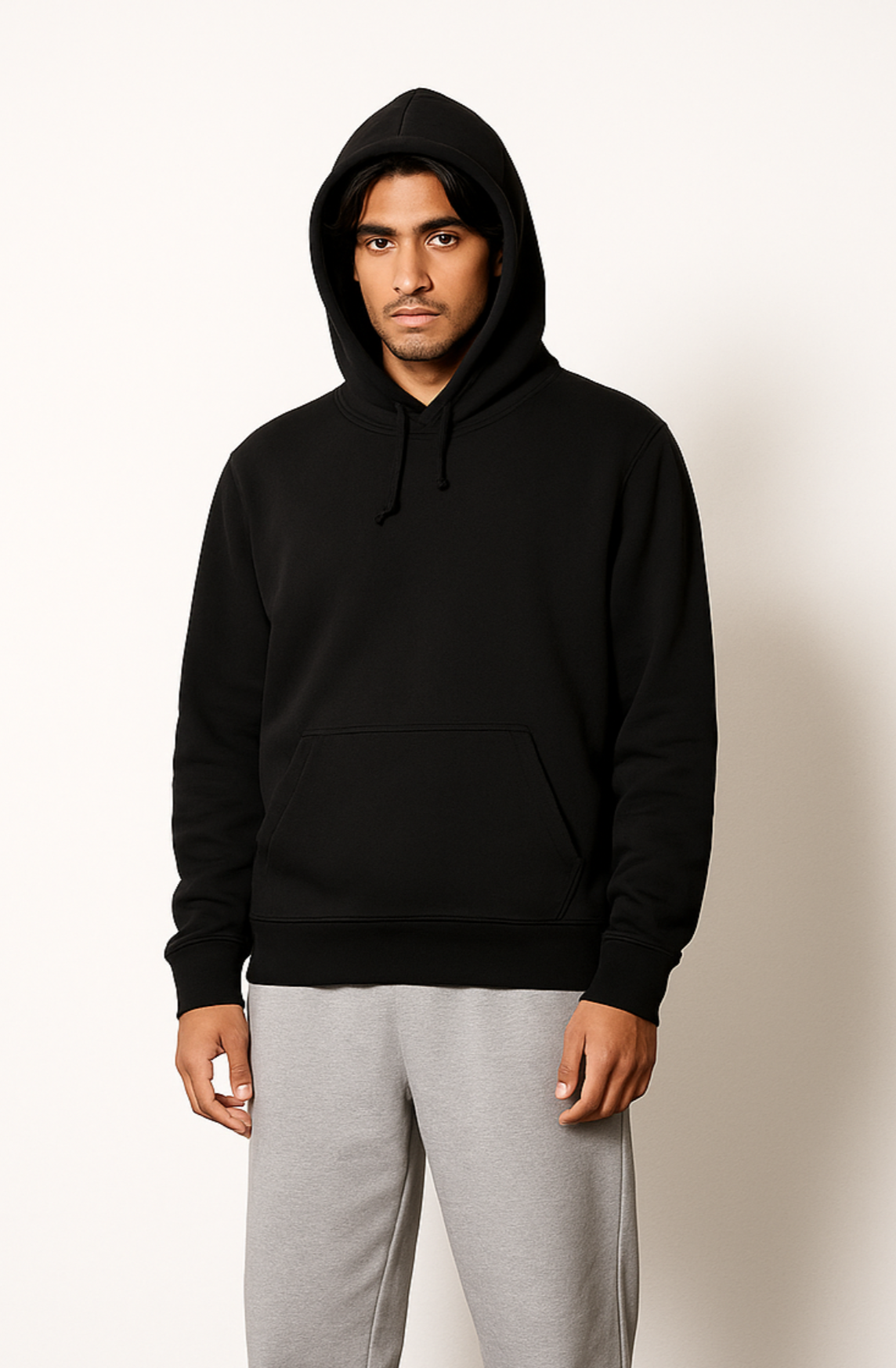 Basic Regular Fit Pullover Hoodie