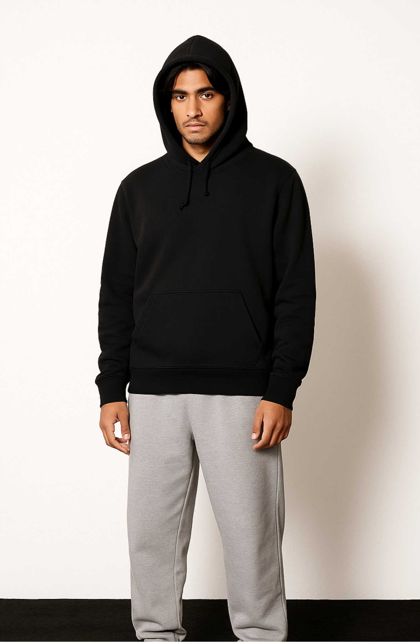 Basic Regular Fit Pullover Hoodie
