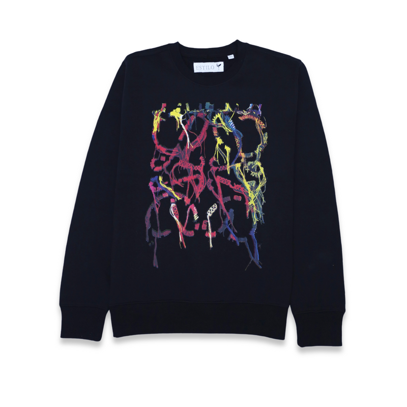 Colored Print Regular Fit Sweatshirt