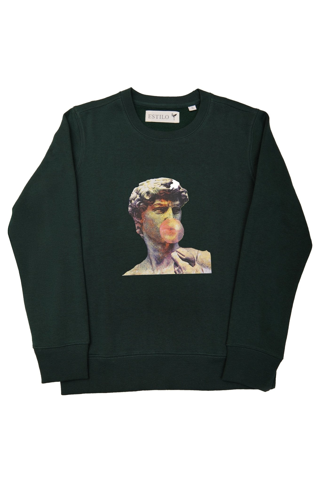 David Bubble Gum Regular Fit Sweatshirt -