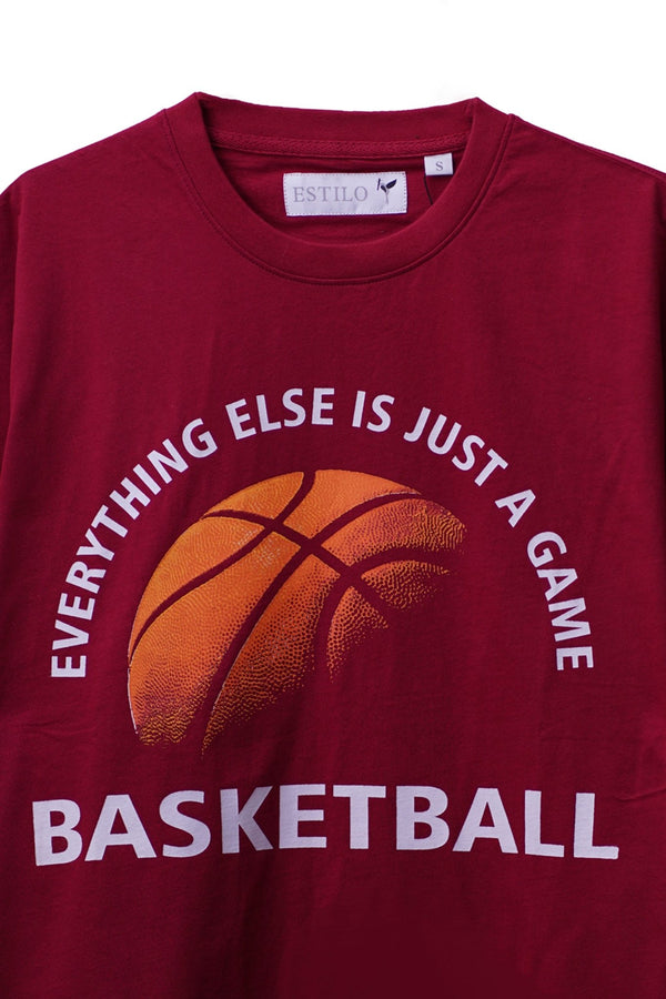 Basketball Baggy T Shirt - Tops