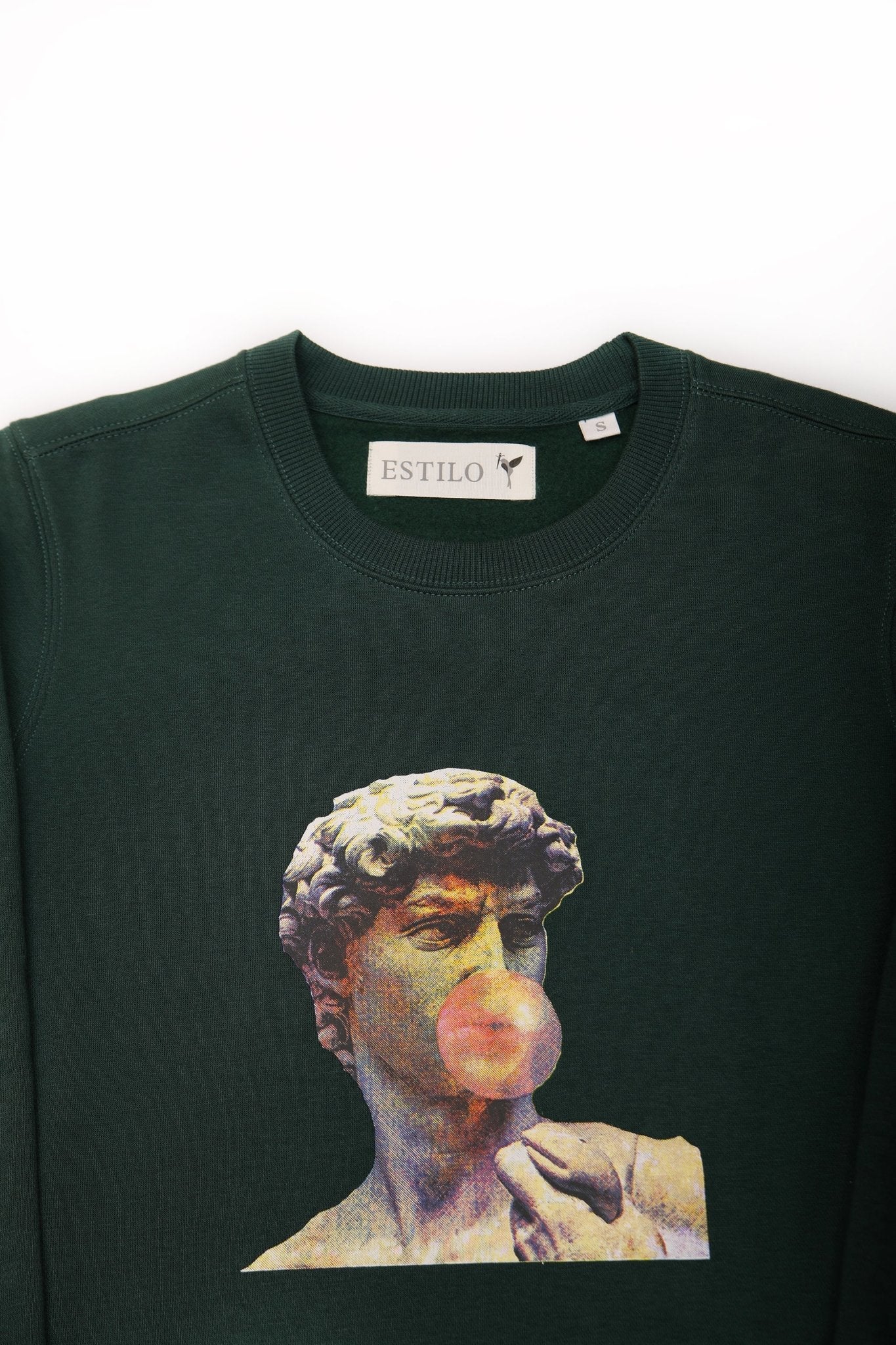 David Bubble Gum Regular Fit Sweatshirt -