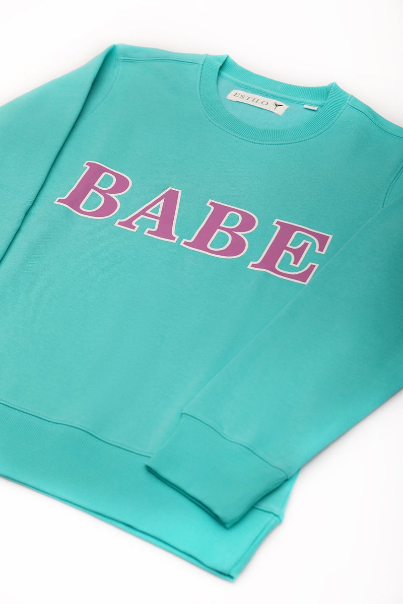 Babe Regular Fit Sweatshirt -