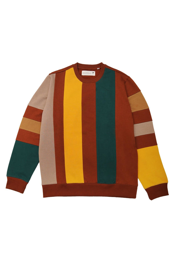 Striped Regular Fit Sweatshirt - Tops