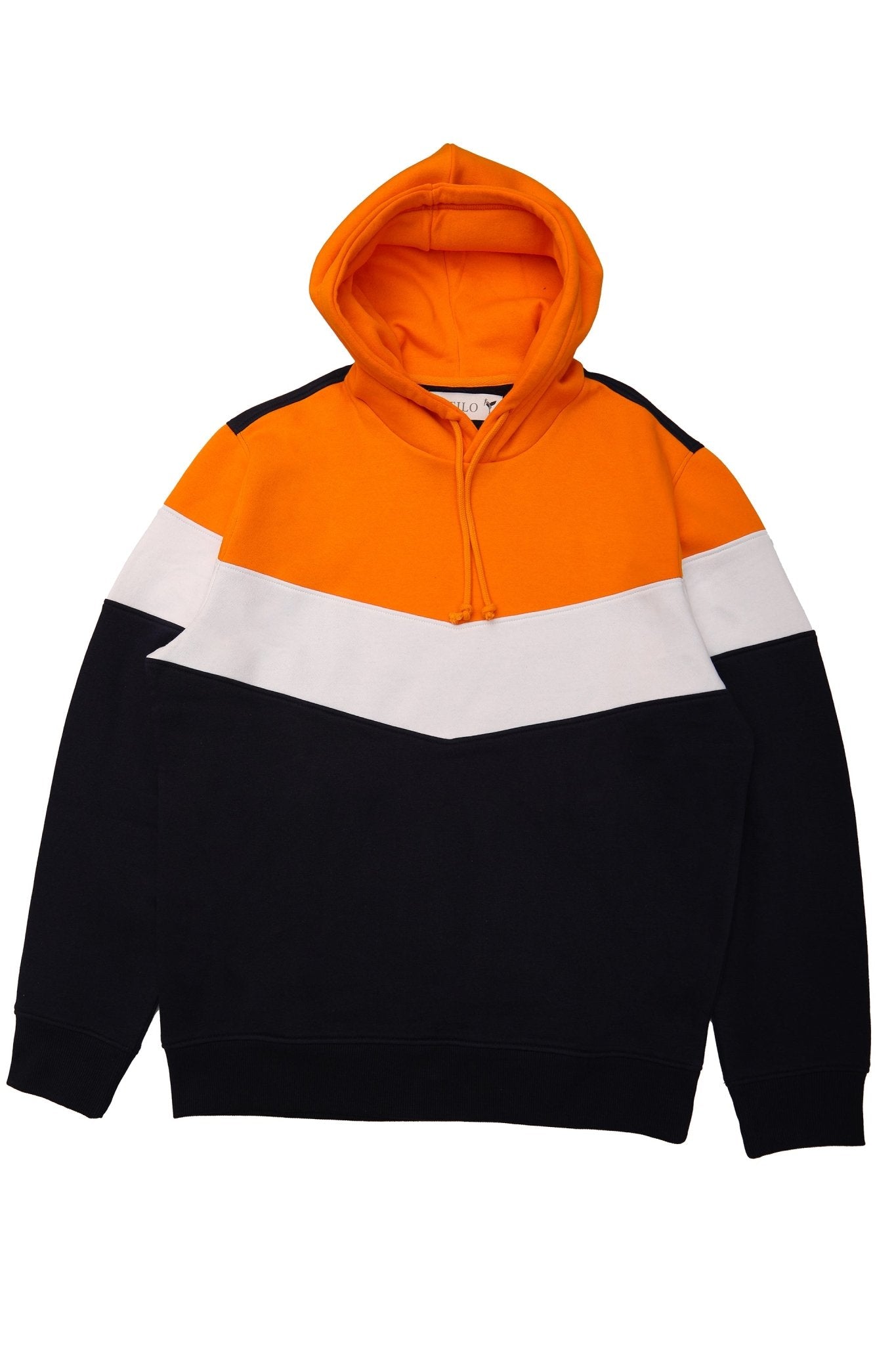 Color Block Regular Fit Pullover Hoodie -