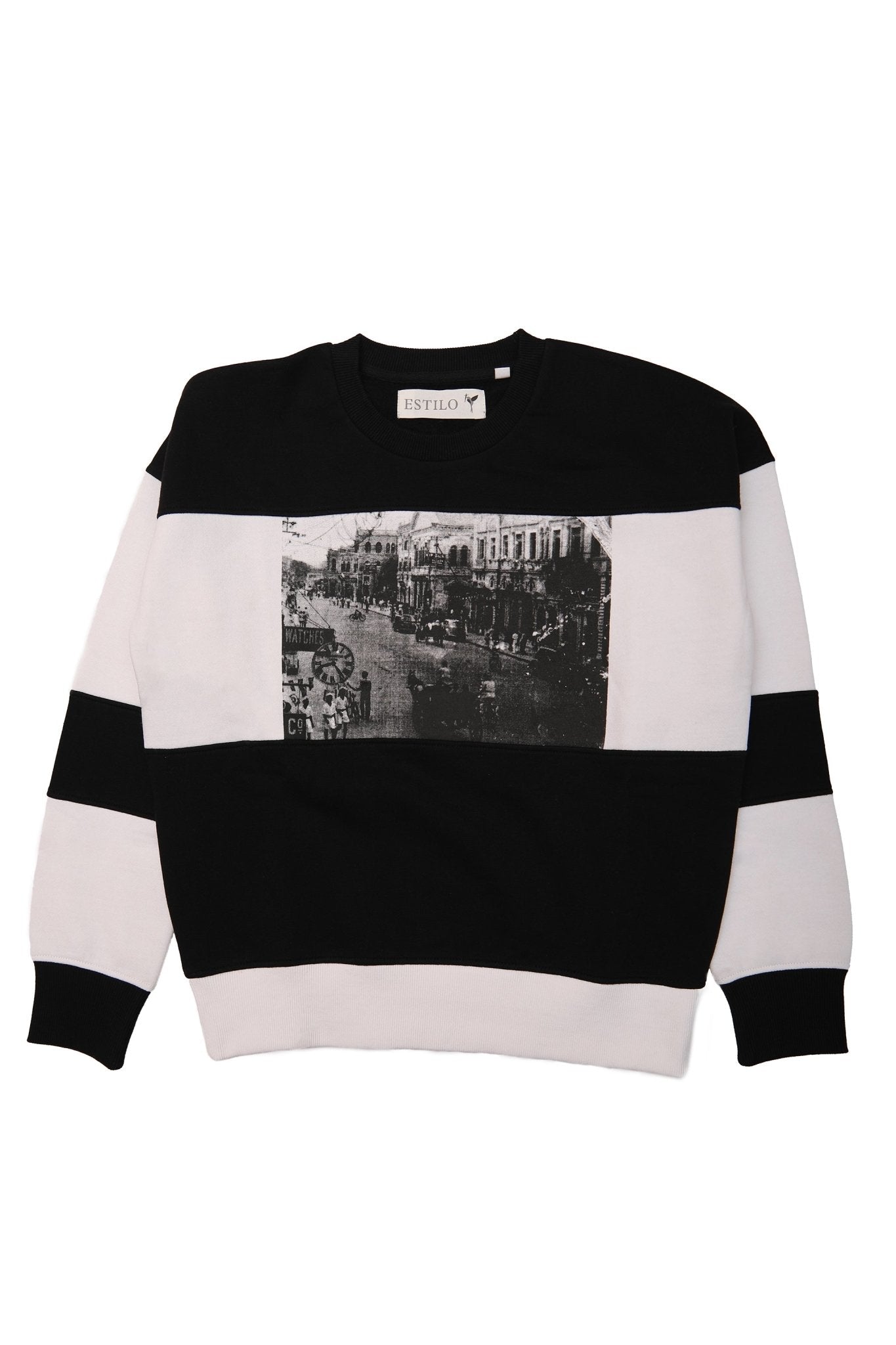 Color Block Regular Fit Sweatshirt -
