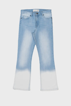 Faded Flare Jeans - Bottoms