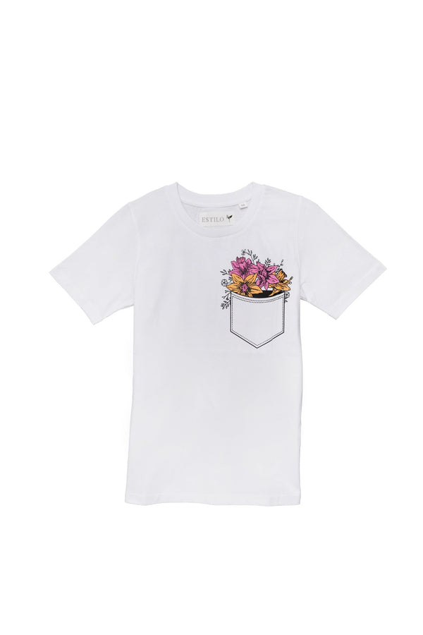 Bouquet Regular T Shirt - Tops