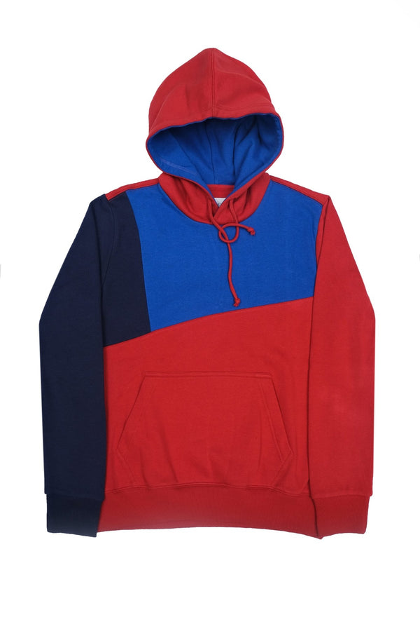 Cut&Sew Regular Fit Pullover Hoodie -