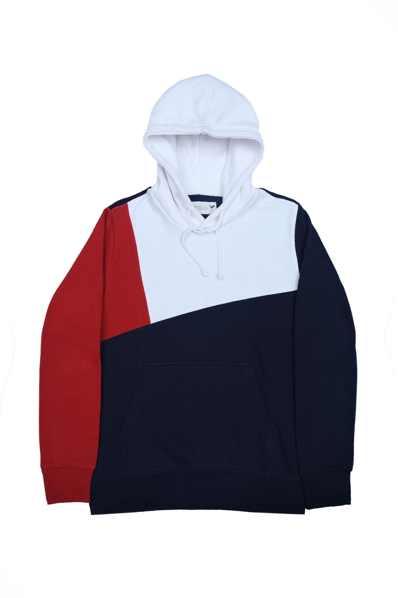 Cut&Sew Regular Fit Pullover Hoodie -