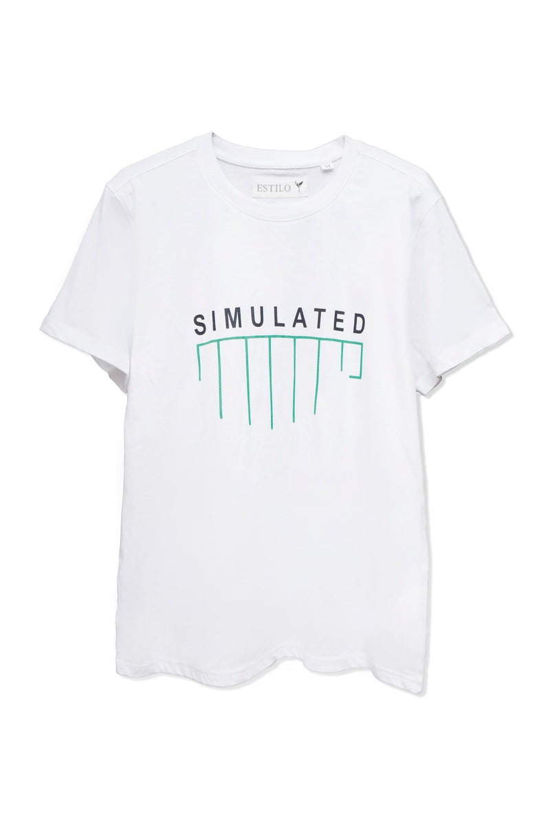 Simulated Regular Fit T Shirt - Tops