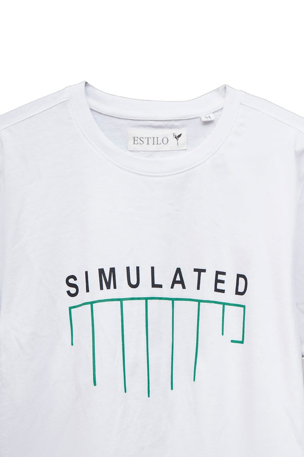 Simulated Regular Fit T Shirt - Tops