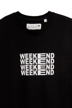 Weekend Regular Fit Graphic Tee - Tops