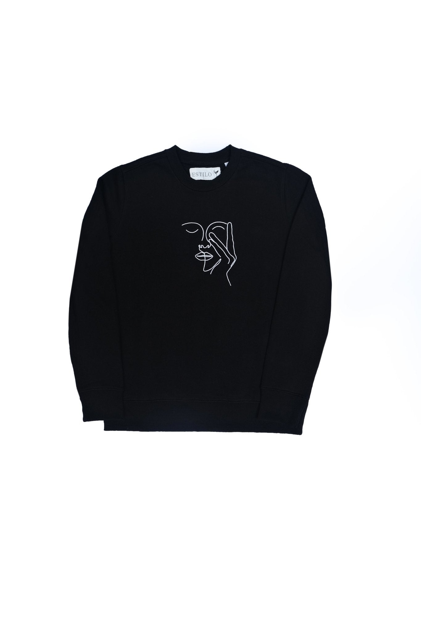 Line Art Regular Fit Sweatshirt - Tops