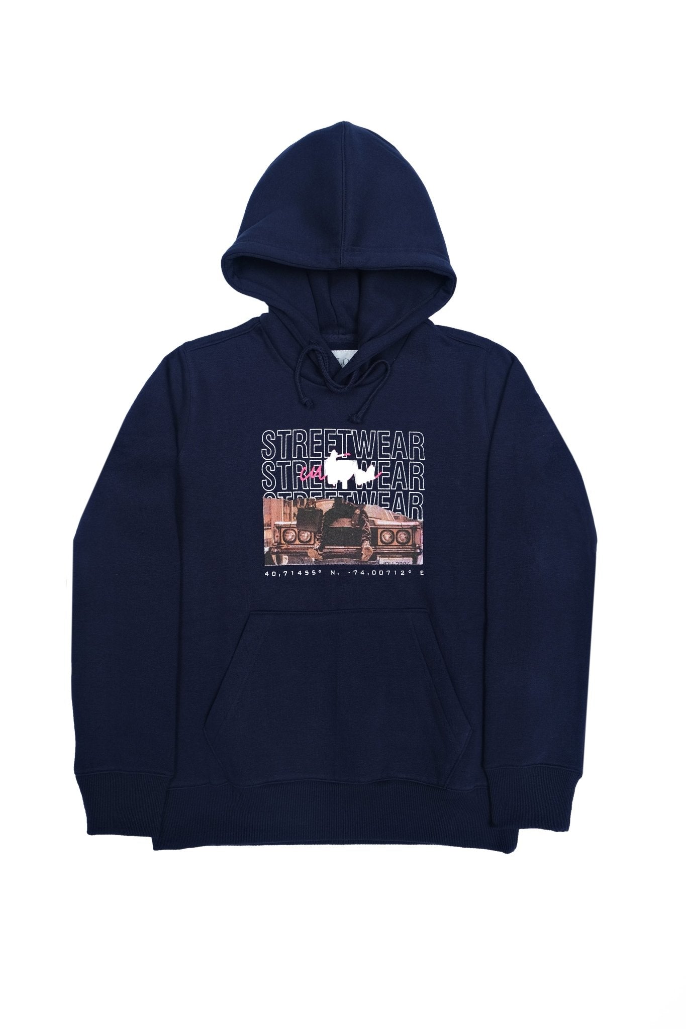 Graphic Art Regular Fit Pullover Hoodie -
