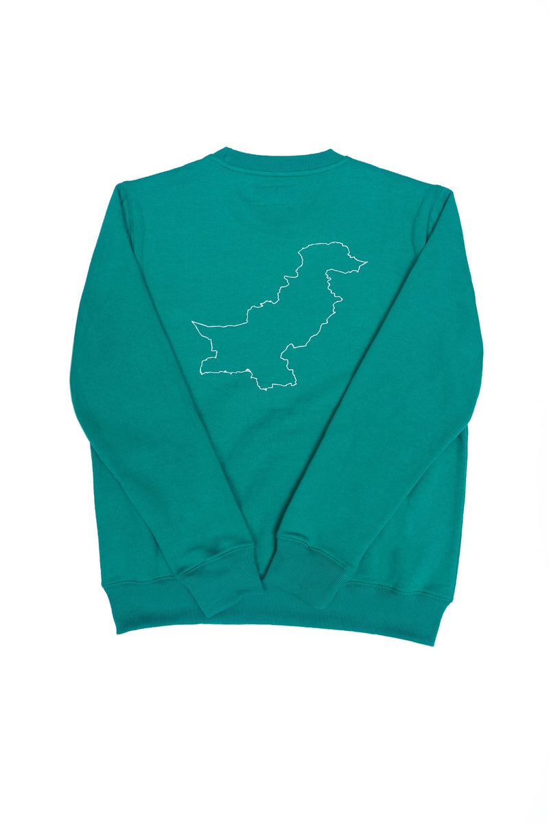 Pakistan map Regular Fit Sweatshirt -