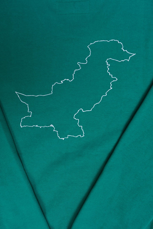 Pakistan map Regular Fit Sweatshirt -