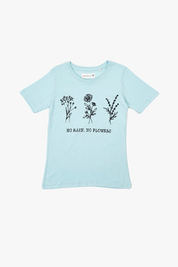 Flowers Regular Fit Graphic Tee - Tops