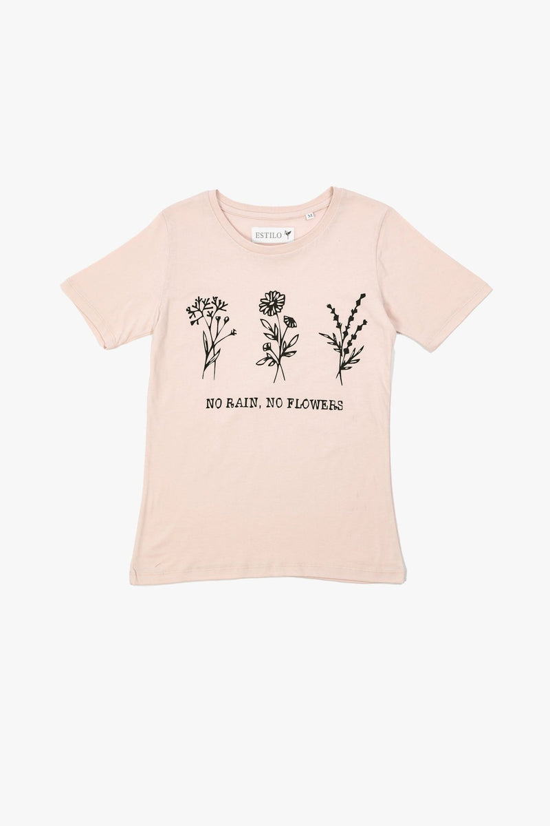 Flowers Regular Fit Graphic Tee - Tops