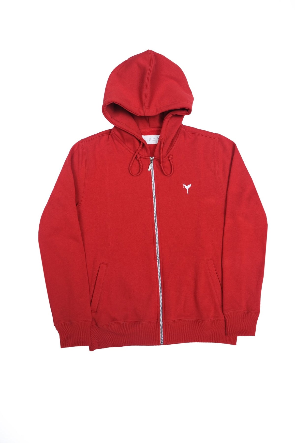 Basic Regular Fit Zipper Hoodie Estilo